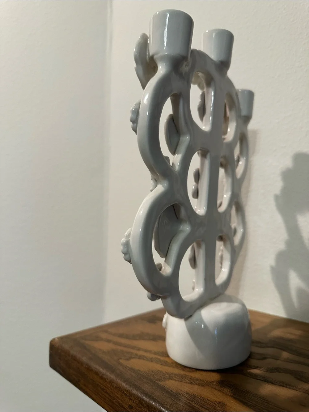 Francesca Kaye for Anthropologie Stoneware Candelabra
